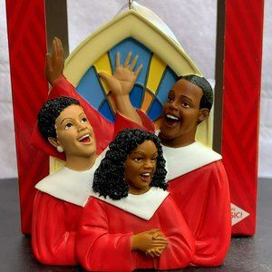 Mahogany Hallmark African American This Little Light of Mine Ornament with Sound